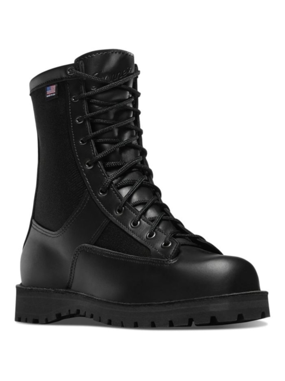 Danner Acadia 8" Duty Boots - Black Size 6.5 Waterproof Vibram Sole